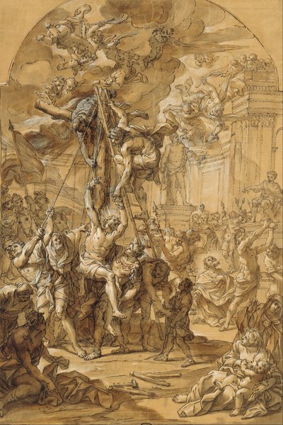 Los martirios de los apóstoles Felipe y Santiago el Menor de Giovanni Odazzi